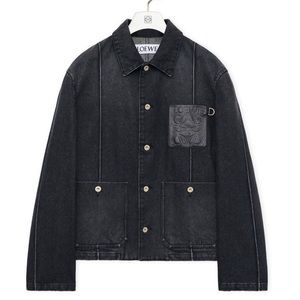 LOEWE WORKWEAR JACKET, washed black, size 44